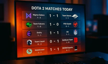 Матчи Dota 2 сегодня — live-расписание и результаты по картам