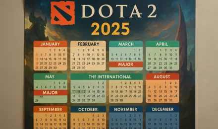 Календарь турниров Dota 2 — 2025 год: расписание и ключевые ивенты
